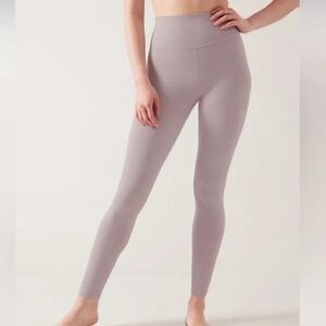 Athleta Transcend Tight Tinsel Purple